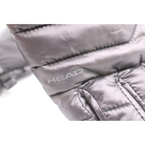 NEW Head Black Windproof Winter Gloves Sz M Fleece Line Polyester Gripper Warm - Picture 2 of 10